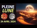 La pleine lune du 24 avril 2024 aux lumires de lastrologie