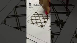 Mehandhi basic grids for beginner/#day -16/ step by step grid/#shorts #mehandhi