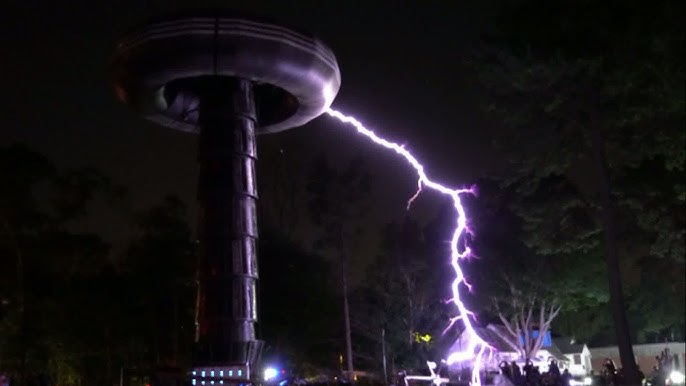 Daft Punk's Derezzed performed with musical Tesla coils. 