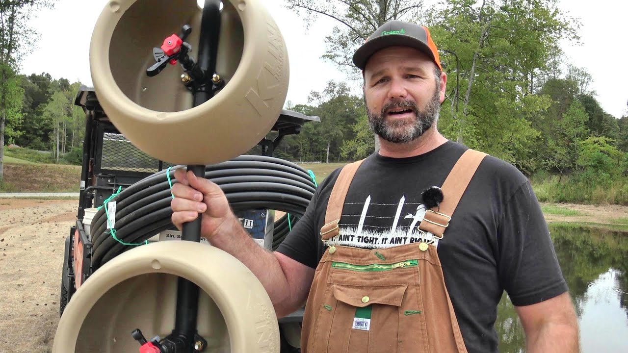 Never seen irrigation like this? Pumping from the pond...setup start to finish!