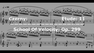 Etude №11 - C. Czerny | School Of Velocity: Op #299. — [Piano Tutorial]