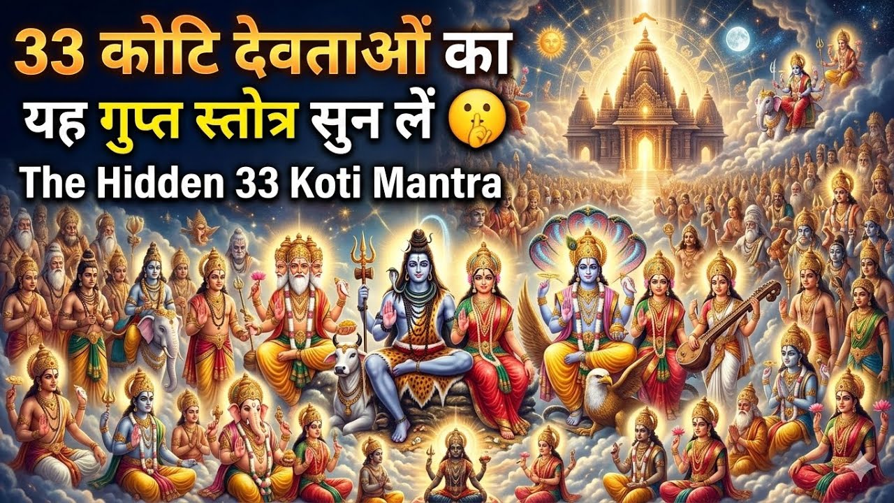 33 कोटि देवताओं का यह गुप्त स्तोत्र सुन लें 🤫 | The Hidden 33 Koti Mantra