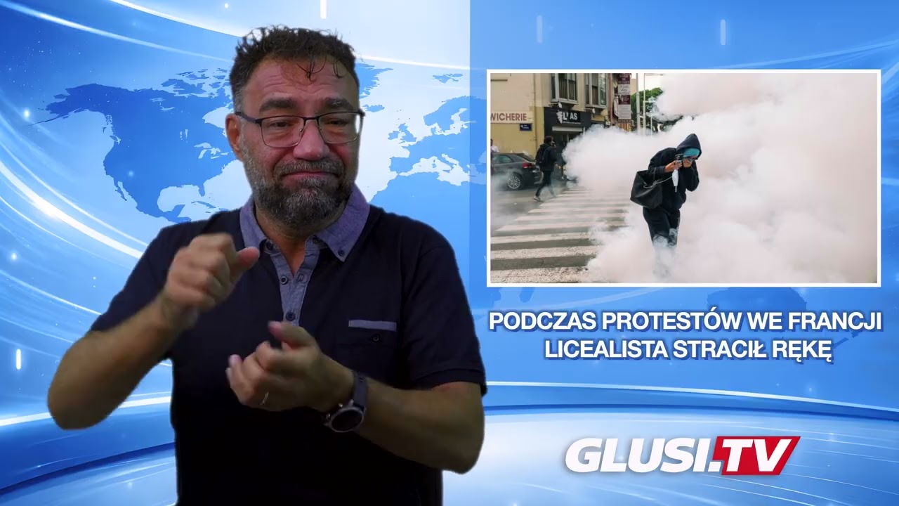 Podczas protestów we Francji licealista stracił rękę
