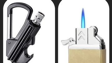 Yusud Butane Lighter Insert &  Keychain with Permanent Match