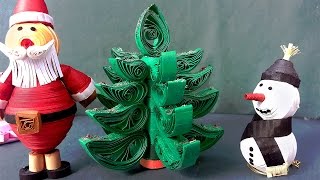 Paper Quilling Designs. Chirmstmas tree by Paper Quilling Craft. पेपर क्विलिंग के इस एपिसोड में क्रिसमस ट्री 
