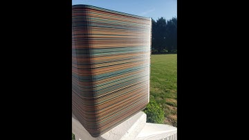 TimeLapse Video of a Trash Can I 3D Printed on Sidewinder x1 in w/PLA & Palette 2 Pro. Great for Car