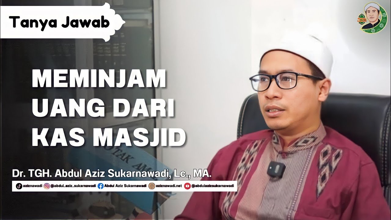 [Tanya Jawab] Meminjam Uang dari Kas Masjid ⁉️‼️