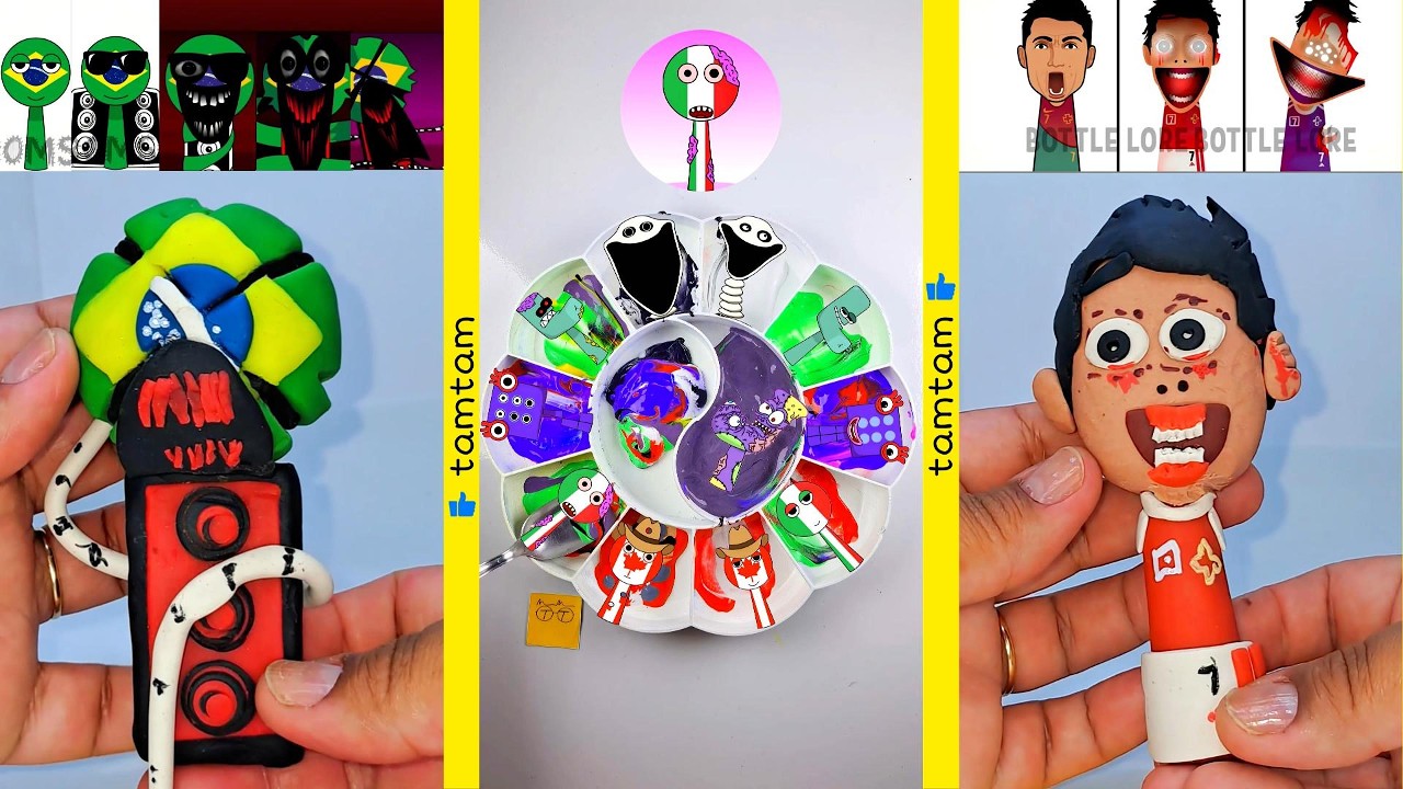 Sprunki 🎵 Mixing Colors 🌈 Sprunki Best Clay Phase 3 👹