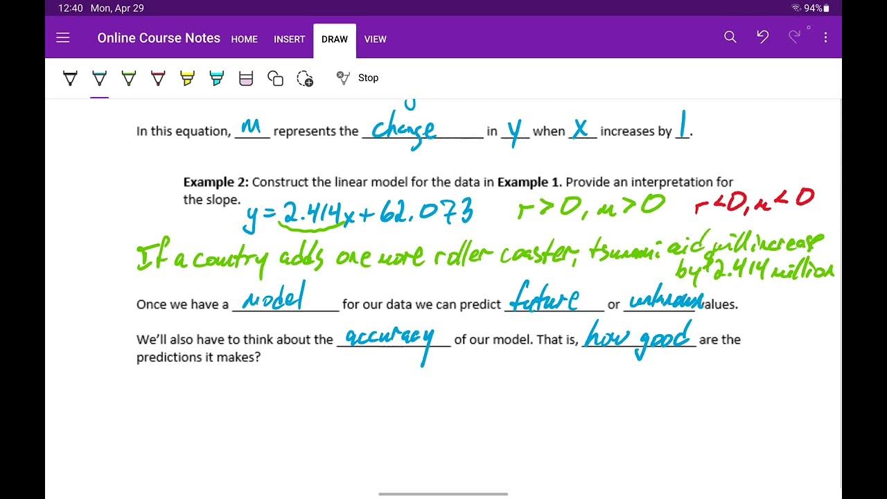 Creating Linear Models - YouTube