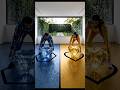 THIS DIAMOND vs GOLD FLOOR IS ABSOLUTELY INSANE 💎💛🤯 EPOXY LUXURY FLOOR #epoxy #home #shorts