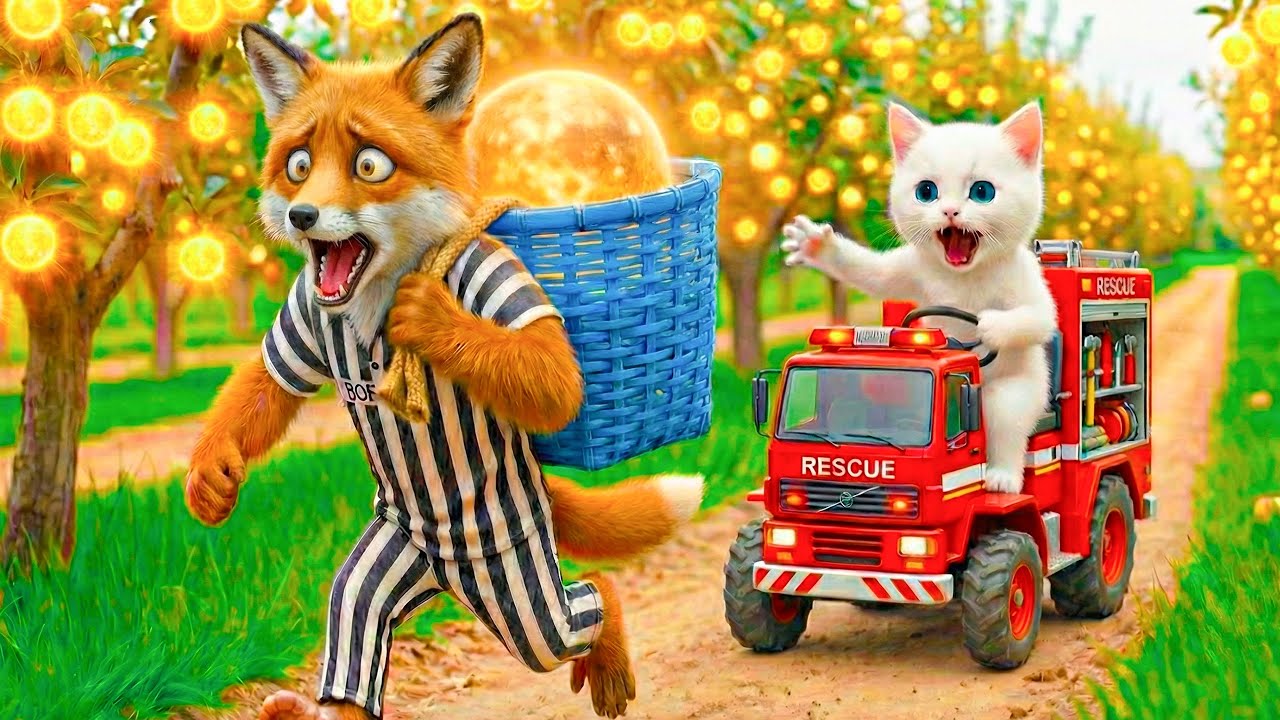 Mama Cat Trims Fur on the Farm and Makes Tiger Hat For Kittens At Home🐾🎩🐯