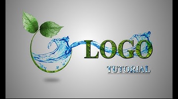 LOGO DESIGN - GIMP TUTORIAL - LEAF AND WATER