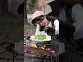 【キャンプで日本酒】爽醸 久保田 雪峰と「春巻きの皮でしらすピザ」