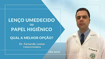 É melhor papel higiênico ou lenço umedecido?