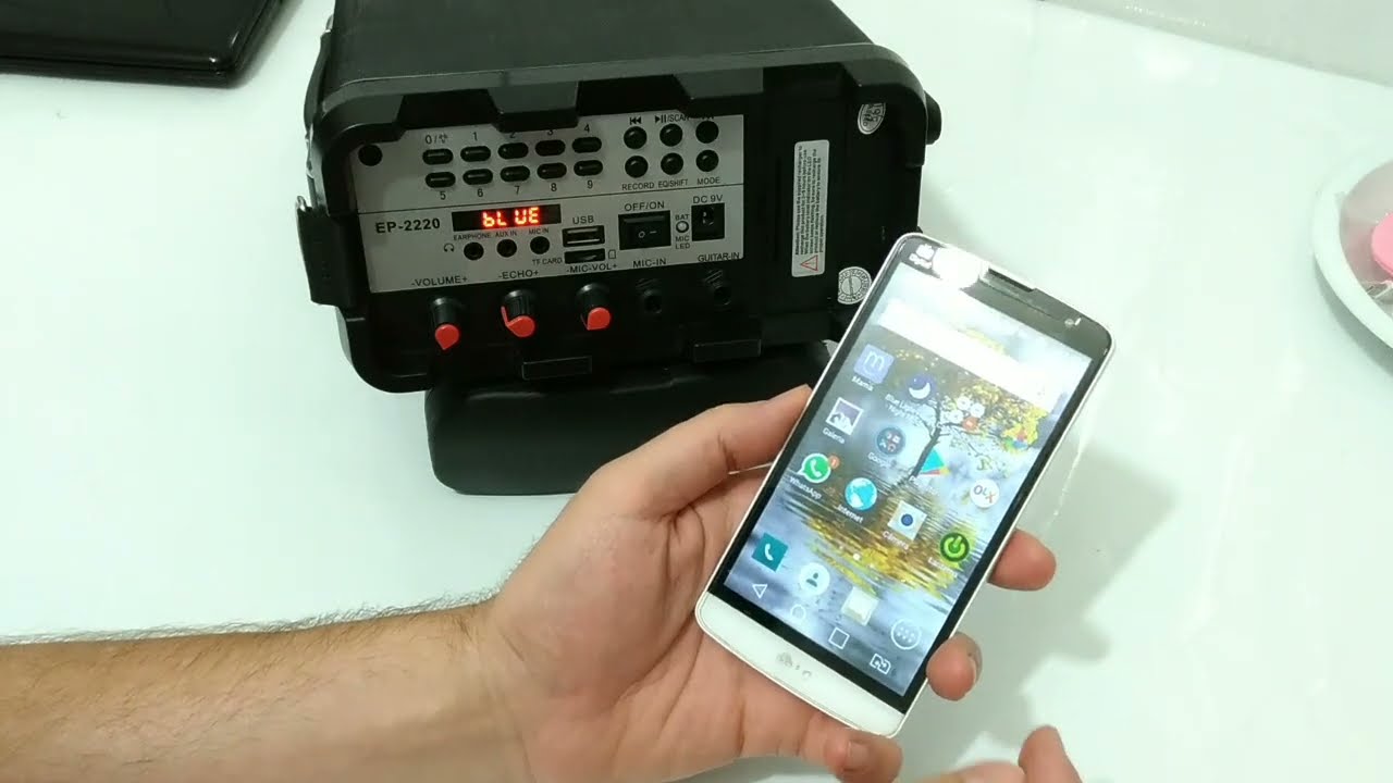 ECOPOWER EP 2220 COMO LIGAR BLUETOOTH E ENTRADA AUXILIAR EDITADO YouTube