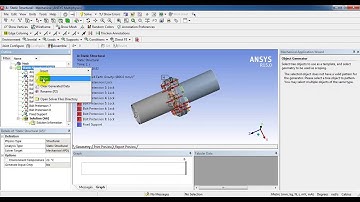 Ansys Workbench 2016 Static structural Flanch