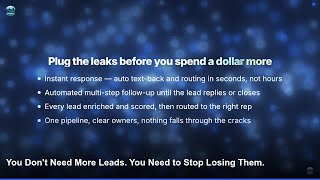 You Don't Need More Leads. You Need to Stop Losing Them. [Shorts] | CRM Experts Online