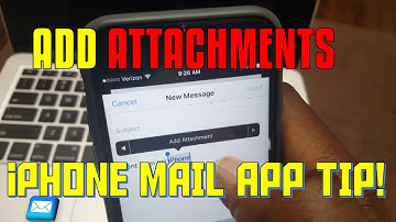 How To Add Attachments in the iPhone Mail App