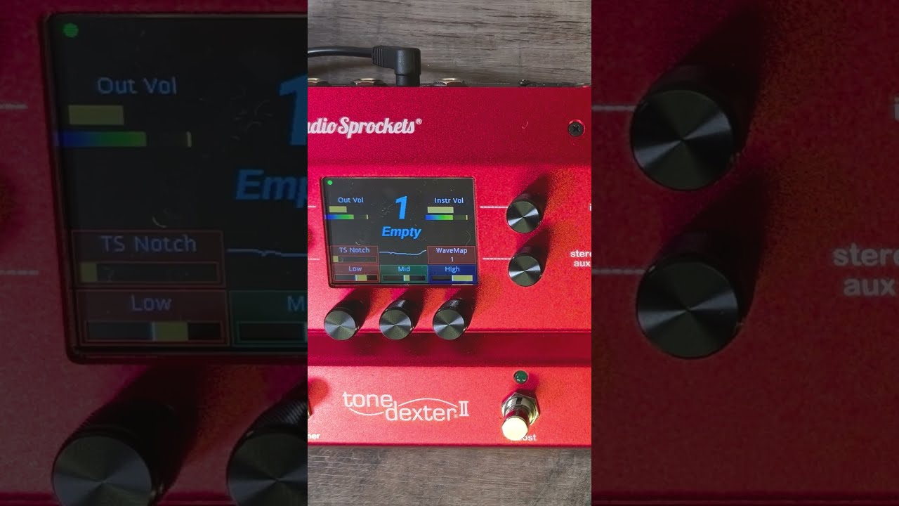 Audio Sprockets TONEDEXTER II Demo (acoustic tone and NO