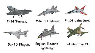 Every Long-Range Interceptor Aircraft Explained in 9 Minutes