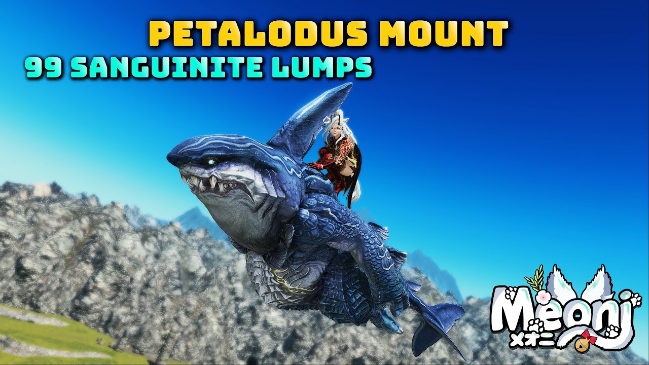 FFXIV: Petalodus Mount! - Shark Mount - Occult Crescent 7.25