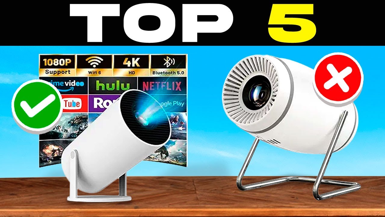 ТОП-5 ЛУЧШИХ МИНИ-ПРОЕКТОРОВ ДЛЯ iPhone 2025 | Доступные проекторы на AMAZON