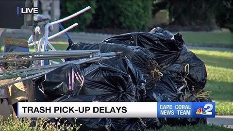 Cape Coral City Council to discuss Waste Pro trash pickup problem