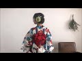 20代30代女性向け矢羽梅　3点セット（半巾帯）の動画！花火大会の浴衣ならPourVous