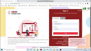 first time login in Bihar hrms...service book entry...