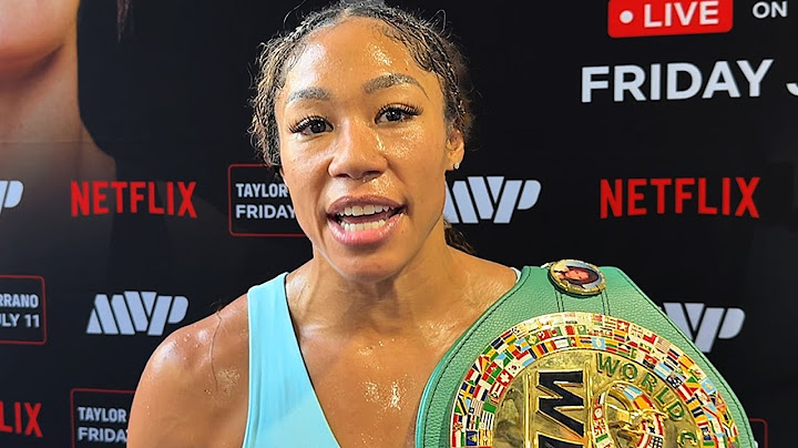 Alycia Baumgardner sends I AM HER warning to Claressa Shields in future fight!