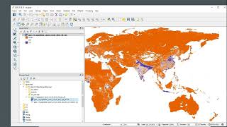 working with raster data in qgis an introduction utilizing gridded population of the world gpw, v4