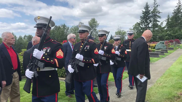 21 Gun Salute for Sergeant Major Shirley Haines US...
