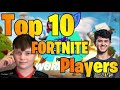Top 10 fortnite competitive players of all time