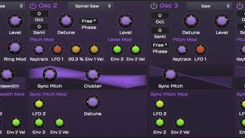 Tracktion Subtractive Synth Overview