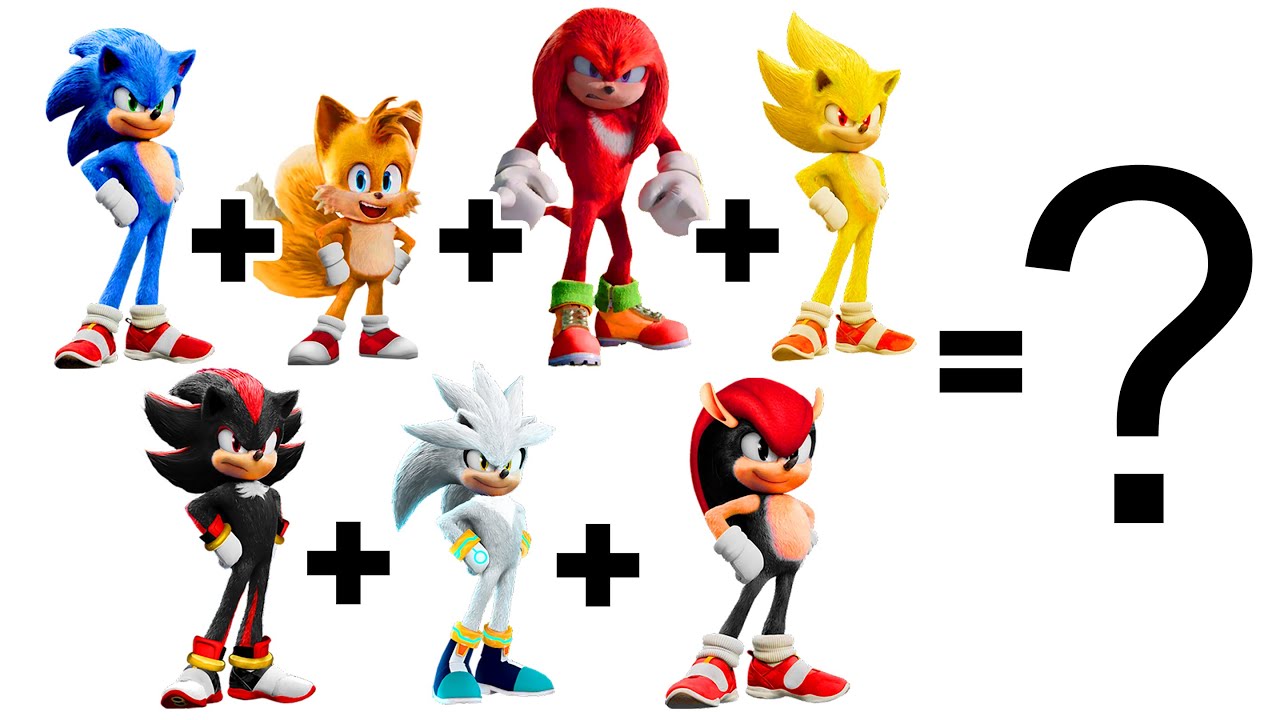 SONIC fusion TAILS fusion KNUCKLES fusion SUPER SONIC fusion SHADOW fusion  SILVER fusion MIGHTY 