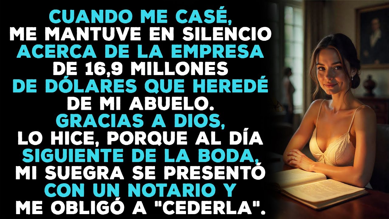 Escondí mi empresa de 16.9 millones de dólares antes de la boda. Gracias a Dios lo hice; su madre...