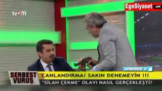 Adnan Aybaba Canlı Yayında Mehmet Baransu'ya Silah Çekti