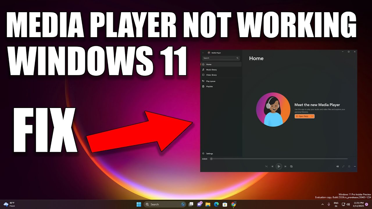 Can't Open and Play 4K in Windows Media Player- Fixed