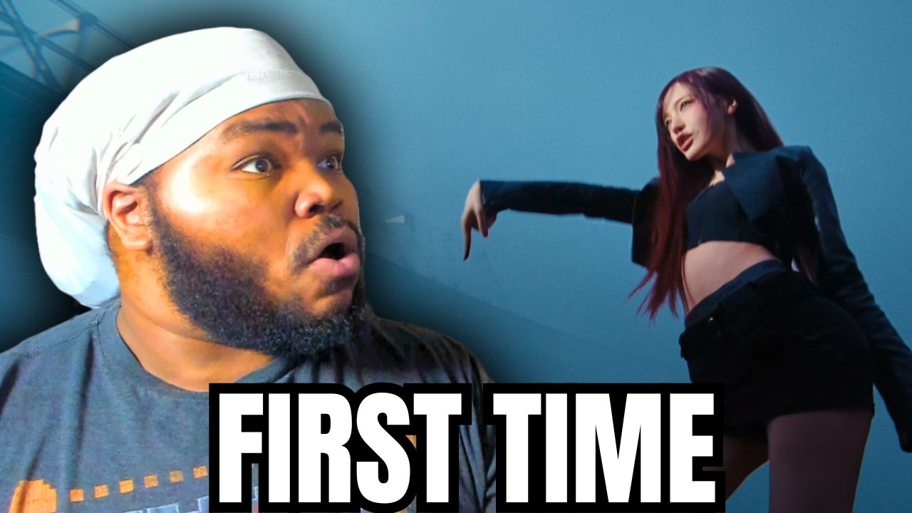 STUMPY REACTS watching IVE's 'BANG BANG' music video in a reaction video thumbnail, showing the IVE logo and the reactor's shocked expression.