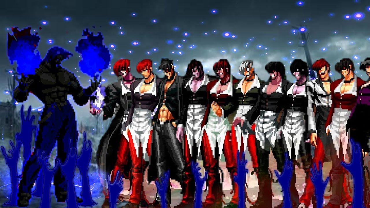 [Mugen KOF] Blue Valmer Rugal vs Best Iori yagami Team - YouTube