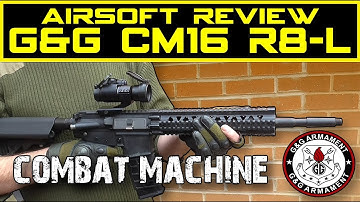 G&G Combat machine CM16 R8 L Airsoft Review