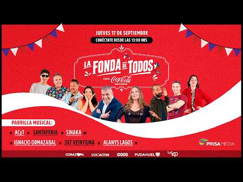 Alanys Lagos, Santaferia, Sinaka en la FONDA DE TODOS EN VIVO | Coca Cola Zero Azúcar