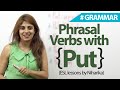 English Grammar Lesson  - Phrasal verbs with 'PUT' ( Learn English)