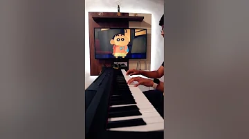 Shinchan Piano | Nostalgia #shorts #shinchan