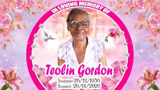 Teolin Gordon Thanksgiving Service
