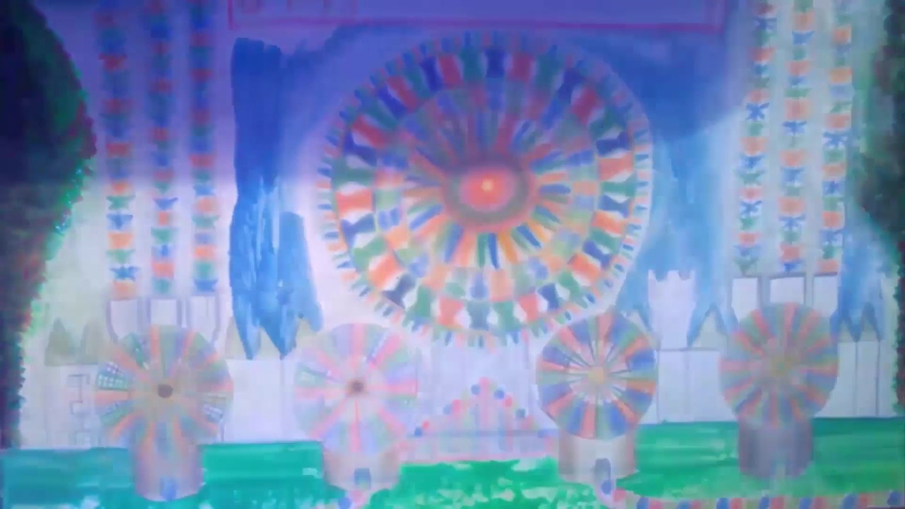 Gring Wheel and Crazy Golf Course - LED Strobe Speed Art