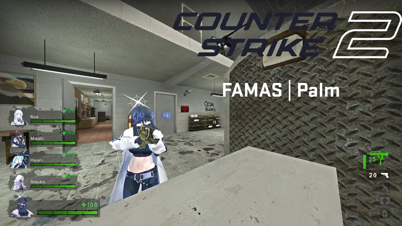 Left 4 Dead 2 - CS2 FAMAS | Palm For Combat Rifle