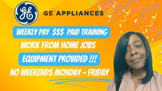 WEEKLY PAY WORK FROM HOME JOBS EQUIPMENT PROVIDED NO WEEKENDS