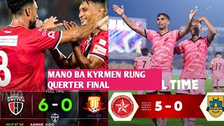 Shillong Lajong, Langsning FC, Northeast UTD, Mano ban rung direct sha ka Querter final 