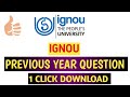 IGNOU Previous Year Question Paper Kaise Download Kare | Full Step-by-Step Guide